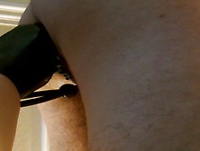 Real Life Video Close-Up Of Being Pegged By Girlfriend With Large Strapon Dildo