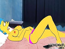 Marge Simpson 2D Animated Cougar Real Masturbate Huge Animation Butt Cosplay Simpsons Xxx Sex Porn Animated