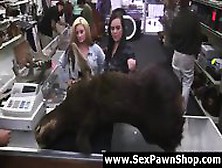 Pawn Shop Cash Lures In Lesbian Amateurs On Spycam