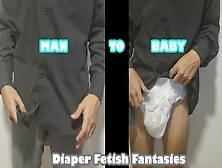 Grown Man Hiding His Abdl Diaper Fetish Under His Cloath