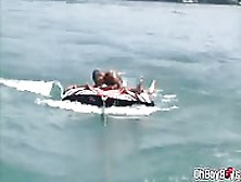 Deep Throat On Lifeboat And On Dock Fuck