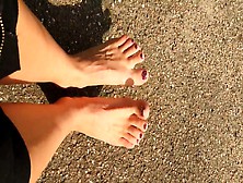 Foot Fetish.  Worship My Pretty Bare Feet