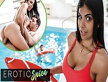 Deviante - Gigantic Boobies Lifeguard Sheila Ortega Saves A Large Penis So Her Wet Cunt Can Get Cream Pie