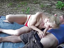 Rough Outdoor Sex With Ugly Stepmom