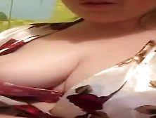 Playing With Her Nipples On Periscope