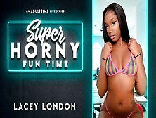 Spicy Ebony Angel Lacey London Knows How To Show Herself