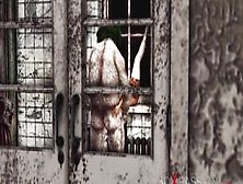 Super Hot Sexy College Girl Gets Fucked Rough By An Evil Clown In An Abandoned Hospital