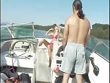 Lovers Fuck Hard On A Boat