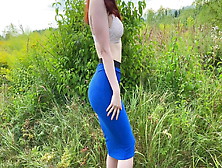 Lady In A Skirt Love Sex In Nature After A Oral Sex Kleomodel