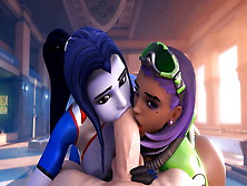 Widowmaker And Sombra Sucking Your Dick (Pov)