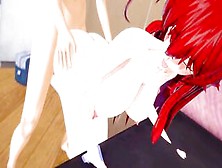High School Dxd: Bombshell Red Head Rias Gets Banged! (3D Animated)