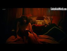 Amara Zaragoza Seducing,  Flashing Boobs In Strange Angel (Series) (2018)