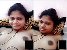 Today Exclusive- Charming Desi Chick Showing Breasts...