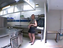 Florence French Mature Fucks In The Restaurant Kitchen — V