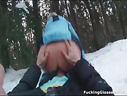 Teen Sex In The Snow With A Hot Facial Finish