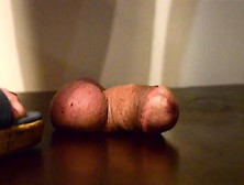 Close Up Ball And Cock Stomping