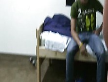 College Chicks And Jocks Are Having Sex Fun In A Dorm Room