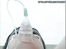 Brunette Chick Gets Her Pussy Needled,  Zapped,  & Plugged