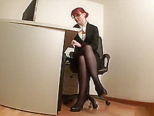 Goddess Victoria In The Office