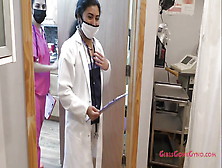 Athletic Ebony Rina Arem Gets A Stimulating Exam From Doctor Stacy Shepard And Doctor Tampa! Film At Girlsgonegynocom