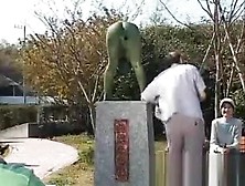 Crazy Japanese Bronze Statue Moves