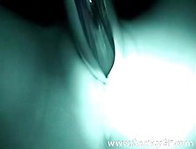 Night Vision Pussy Fucking With A Dildo