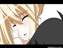 Blonde Anime Cutie Fucked On The Library Floor