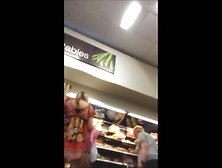 Milf Upskirt At Supermarket
