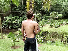 Hot And Sexy Tattooed Gays Fucking Outdoors In Various