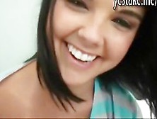 Natural Breasty Legal Age Teenager Gf Face Holes And Rides Hard On Her Bfs 10-Pounder