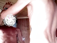 Huge Messy Cumshot.  Fit Guy Jerks Off In Of Mirror And Cums Hard Moaning