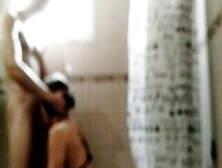 Teenie Sucking Off Dick Inside Shower