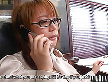 Hinata Komine Masturbates For A Client