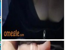 Omegle Teen Shows Boobs For Cum