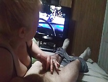 Wife Jess Giving Me A Quick Suck