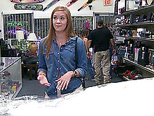 An Angry Bride Fucks A Guy She Meets At A Pawn Shop