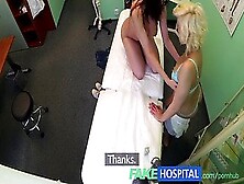 Tracy Lindsay And Her Busty Friend Get Intimate With A Fakehospital Patient
