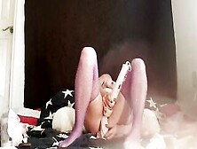 Time For A Smoke While I Play With My New Sex Toy!!