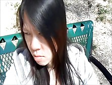 Asian Babe Sucked Strangers Cock In Park
