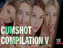 Cumshot Compilation V Sitting Position - Casey Nice,  Ann Kiray And Stella Cardo