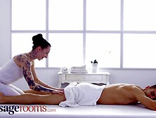 Massage Rooms Alternative Dutch Babe Esluna Oily Handjob Pov Blowjob And Hot Fucking
