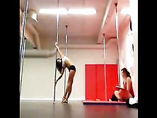 Pole Dancing Like This Takes Skill