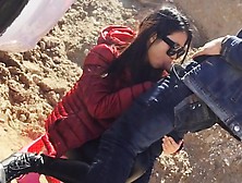 Hot Asian Outdoor Blowjob Here