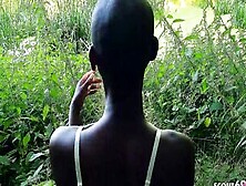 German Ebony African Teenagers Zaawaadi Quick Public Sex With White Bro