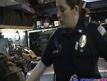 Perverted Milf Cops Suck And Fuck On Suspect's Bbc's