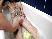 Stepmom Jerks Off My Dick And Showers Me In The Bathroom