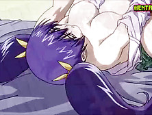 Blue-Haired Hoe In Manga Porn Vid
