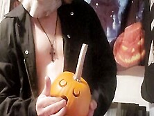 Michael Myers Destroys Adorable Pumpkin On Halloween