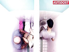 Letsdoeit - Bae Lovita Fate Riding Penis On Hostel Toilet
