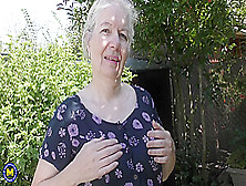 Caroline - British Mature Lady Playing Outside